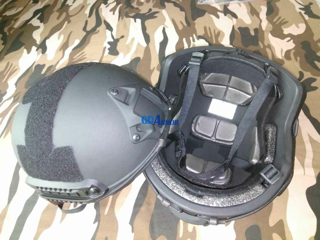 Casque de sécurité léger en aramide/PE, accessoire militaire