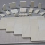 bulletproof ceramic tiles and base plate