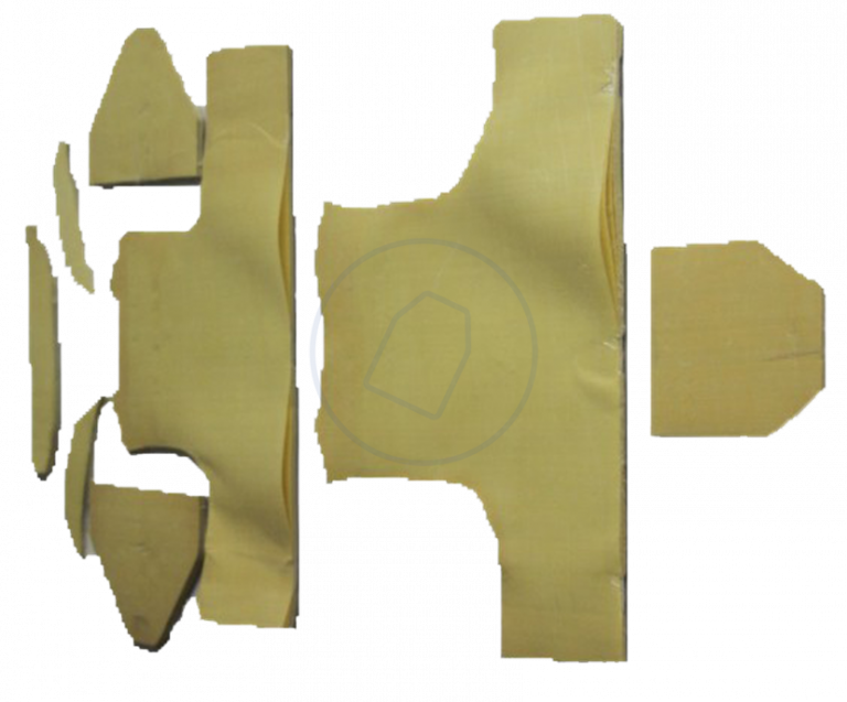 Bulletproof Backpack Inserts / Soft Armor Panel cut from UHMWPE fabric