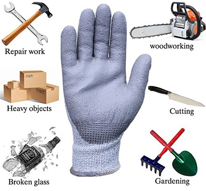 application of cut resistance glove